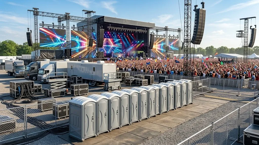 Concert Restroom Rental in San Clemente, CA