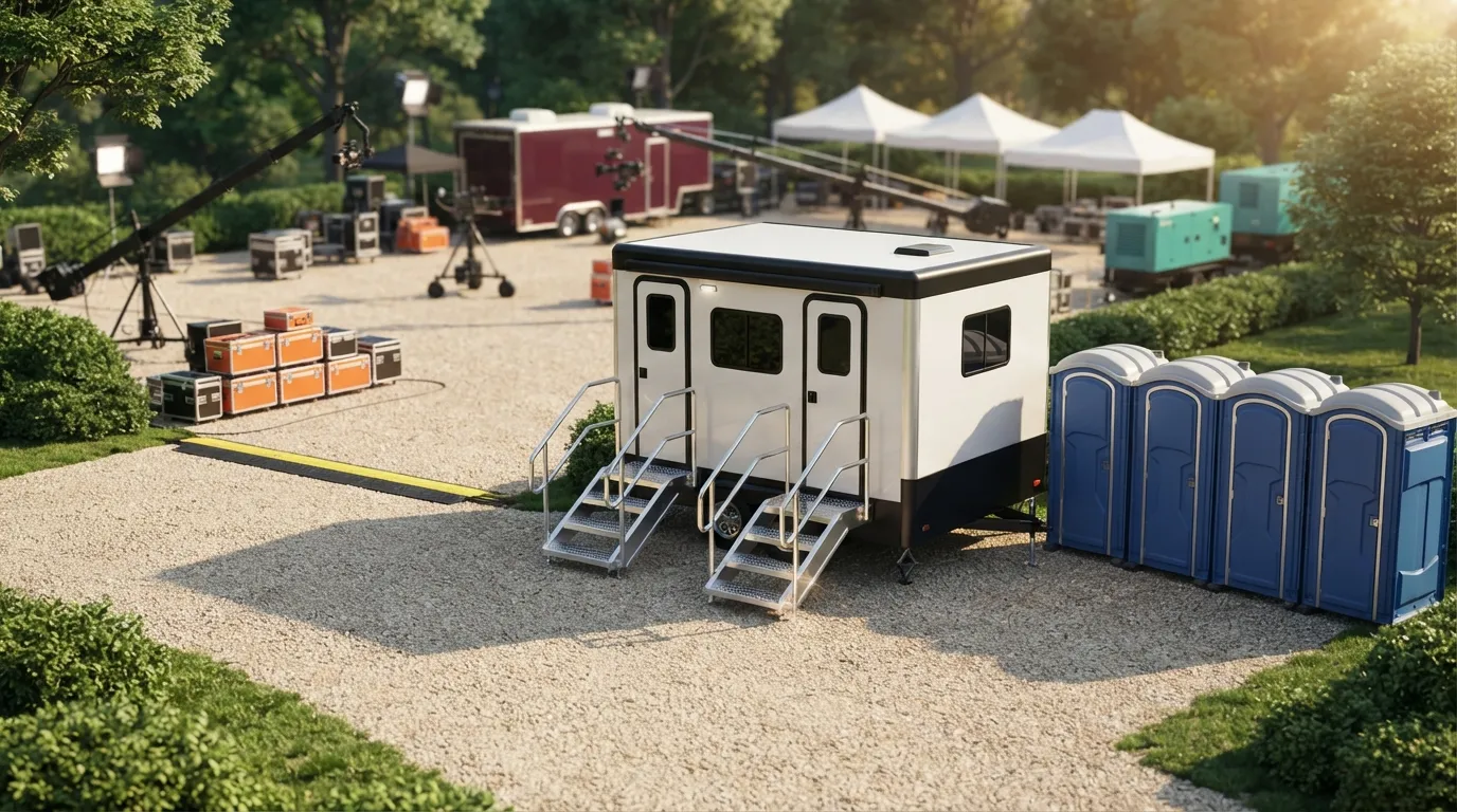 Film Set Restroom Rental in San Clemente, CA
