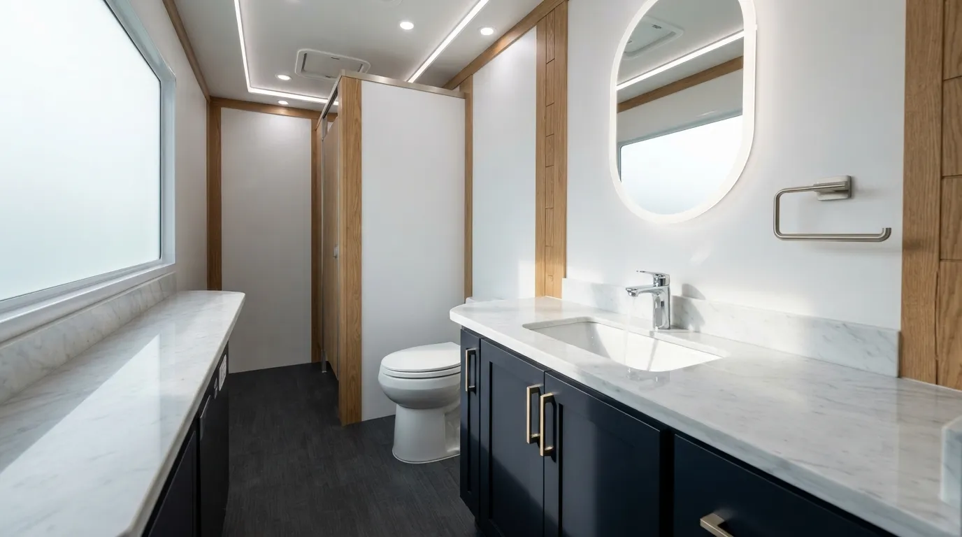 Luxury Restroom Trailer in San Clemente, CA