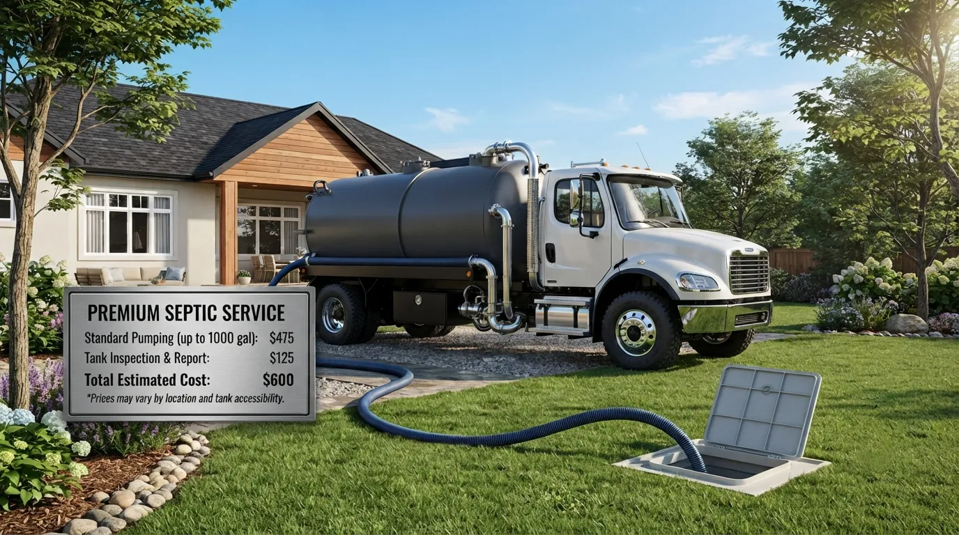 Septic Tank Pumping Cost in San Clemente, CA
